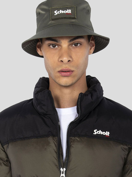 Schott N.y.c Geacă pentru bărbați Puffer Khaki