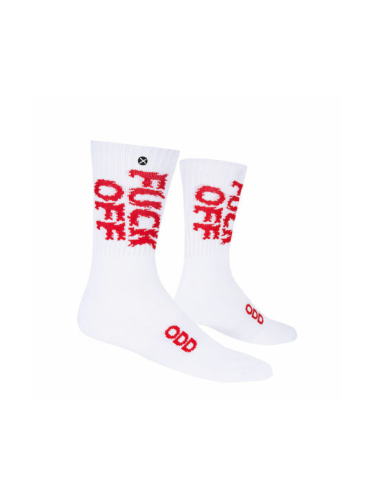 Odd Sox Crew Socks White