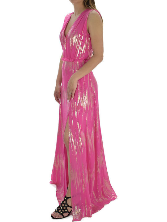 Space Style Concept Mini Rochie cu Slit Space Pink