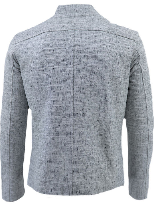 Leather Jacket Gray