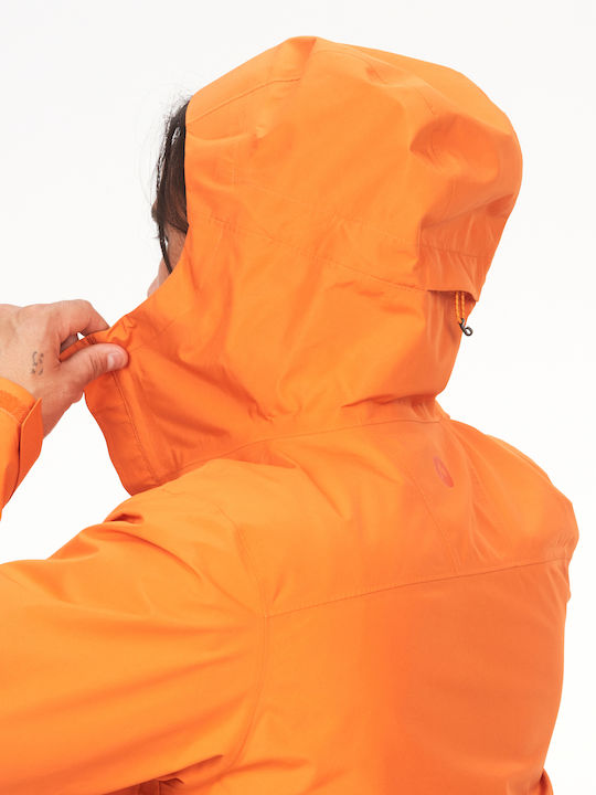 Minimalist Winter Jacke Tangelo