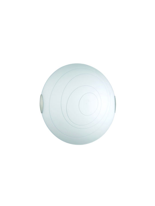 Fabas Luce Kent Deckenleuchte 40cm Weiß mit Fassung E27