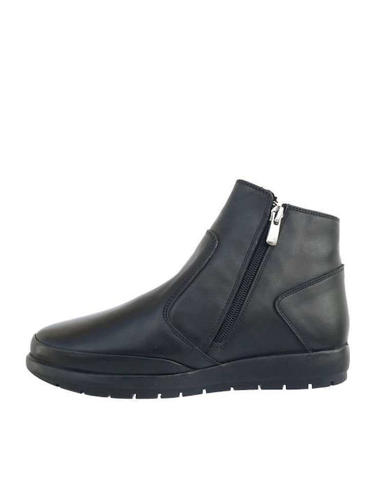 Δάφνη Women's Ankle Boots Platform Black