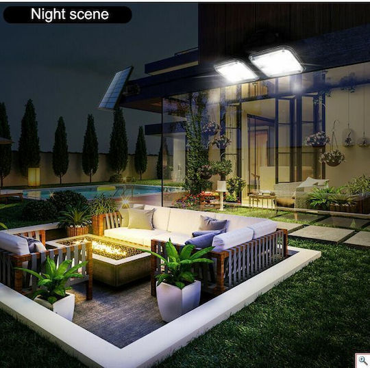 Wall Mounted Solar Light 1500lm Cold White 6000K with Motion Sensor and Photocell IP65 21cmx17cmcm