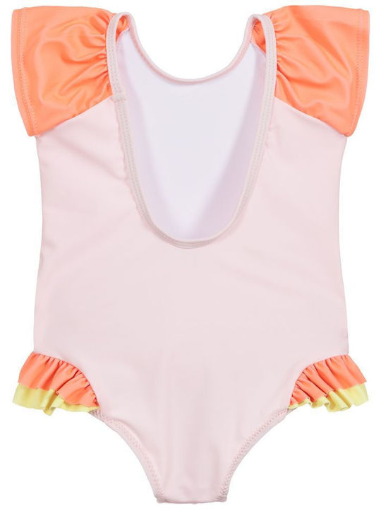 3 Pommes Kids Swimwear One-Piece Pink / Orange