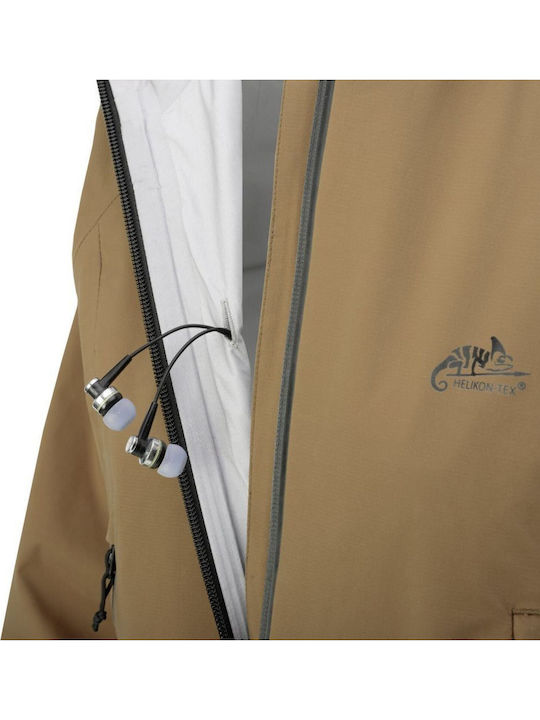 Helikon Tex Αδιάβροχο Κυνηγετικό Μπουφάν Softshell Καφέ