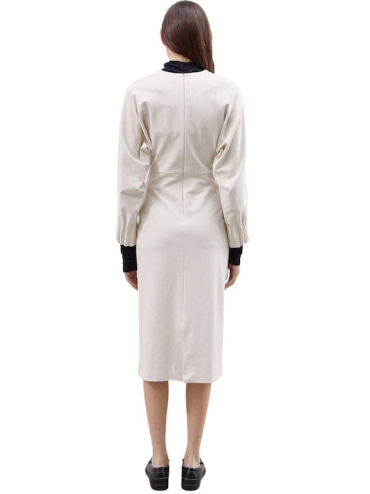 Meimeij Midi Dress White