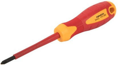 Kendo Magnetic Electrician VDE 1000V Screwdriver Cross Size PH0x60mm