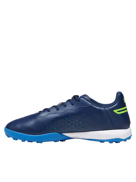 PUMA King Match Fußballschuhe mit geformten Stollen Blau