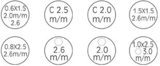Σετ 4 Κατσαβίδια Συντονισμού R16-1 K-N SCI