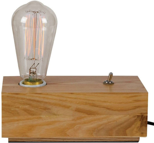 VK Lighting Decorative Lamp with Socket for Bulb E27 Brown