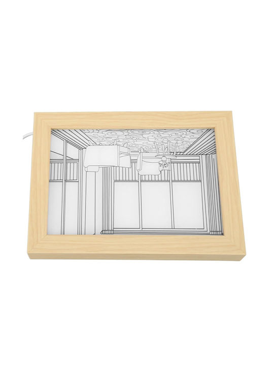 Decorative Lamp Board White