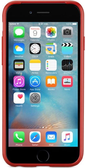 Evutec Back Cover Σιλικόνης 1.5mm Κόκκινο (iPhone 6/6s)