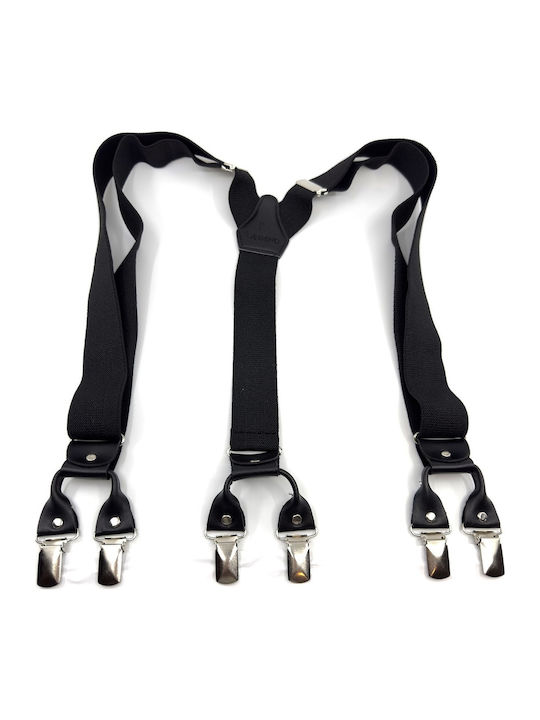 Legend Accessories Suspenders Monochrome Black