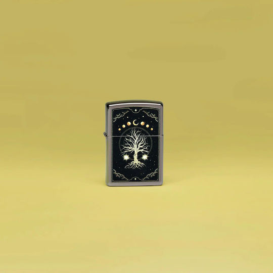 Zippo Αναπτήρας Φλόγας σε Μαύρο χρώμα