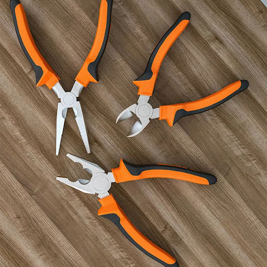 Jakemy Needle-nose pliers 165mm Cutting Plier Electrician Length 165mm
