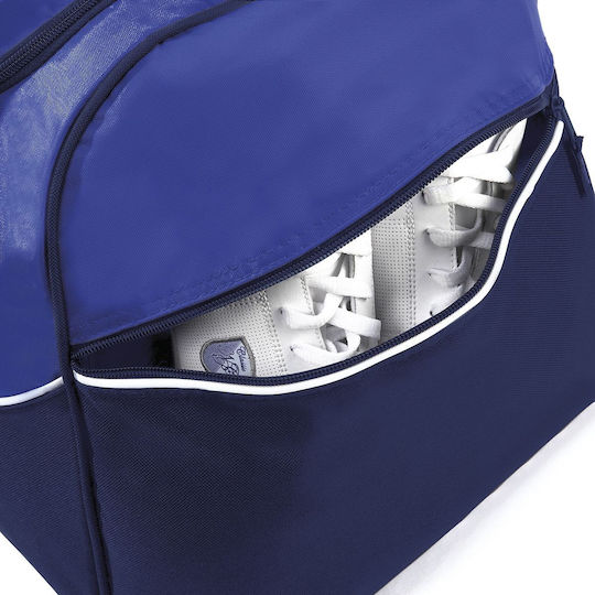 Quadra QS70 Teamwear Holdall Sack Voyage 55lt Blue Fabric H30cm