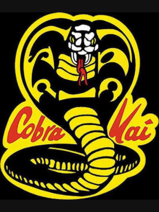 Takeposition Cobra Kai T-shirt Μαύρο Βαμβακερό