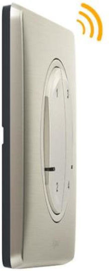 Legrand Celiane Recessed Wall Switch Commands Quadruplicate with Frame Beige
