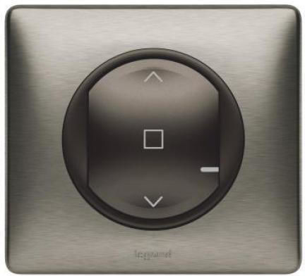 Legrand Legrand Celiane Wall-mounted Electrical Wall Switch Rolling Shutters Single with Gray Frame