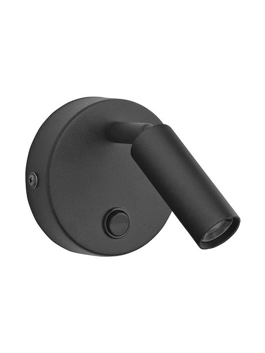 TK Lighting Enzo Single Spot with Socket G9 in Black Color