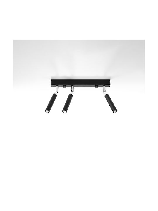 Sollux Eyetech 3 Triplu Spot cu Soclu G9 în Culoare Negru