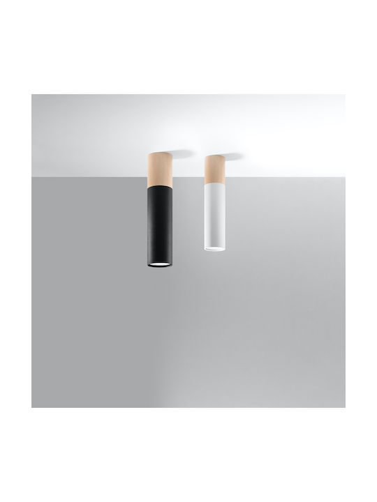 Sollux Pablo Single Spot with Socket GU10 in Black Color