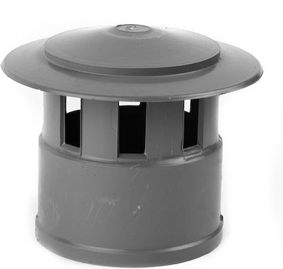 Drivasplast Plastic Ventilation Cap with Output 50mm Gray