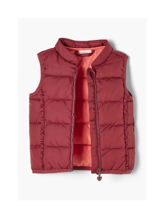 S.Oliver Kids Quilted Jacket Sleeveless Red