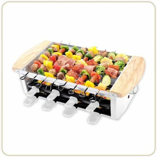 Little Balance Little Balance Alpes 1200-8 Tischplatte Elektrogrill Raclette Geriffelte Platte 1200W