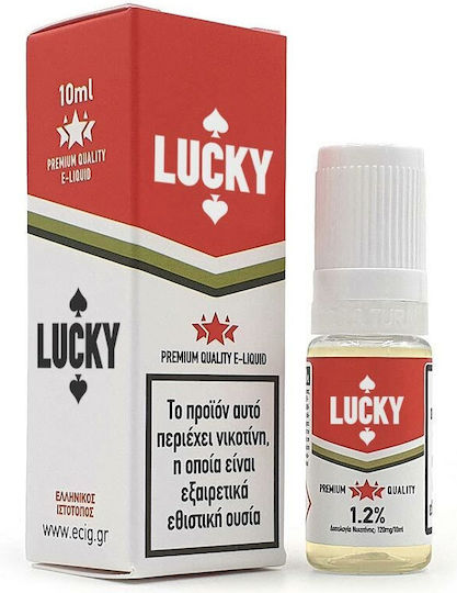 ECig Fertige Nachfüllflüssigkeit Tabak Lacky Straike mit Rauchen Geschmack 18mg 10ml