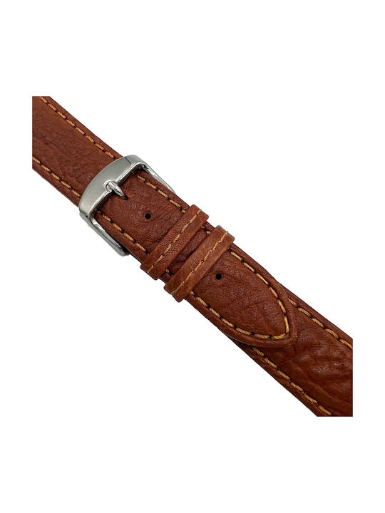 Tzevelion Lederriemen Tabac Braun 18mm