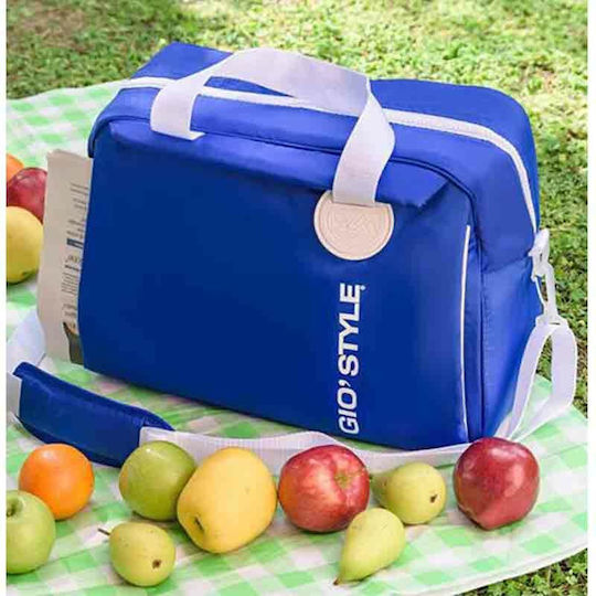 GioStyle Ισοθερμική Τσάντα Ώμου Italy 245.2305293 Blue 20 λίτρων Μ40.5 x Π17 x Υ31.5εκ.