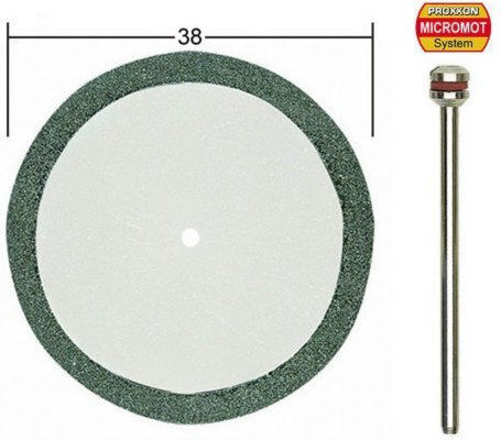 Proxxon Diamond Disc Modeling Cutting Disc for Panels Hole Diameter 38mm 1pcs