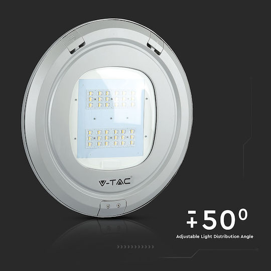 V-TAC Φωτιστικό Καμπάνα 100W Φυσικό Λευκό 13000lm με Ενσωματωμένο LED Μαύρο Ø52xΥ34.88cm