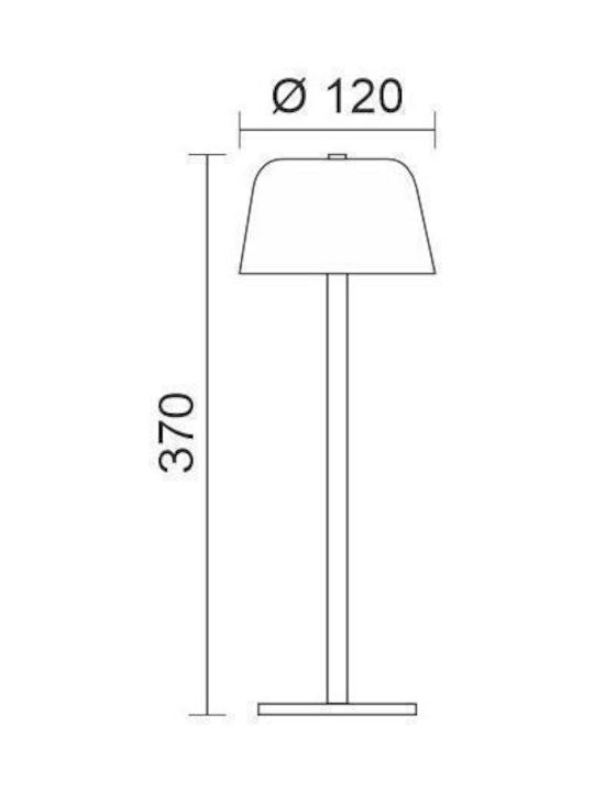 Spot Light Spot Light Outdoor Floor Lamp 2W with Natural White Light IP20 Black