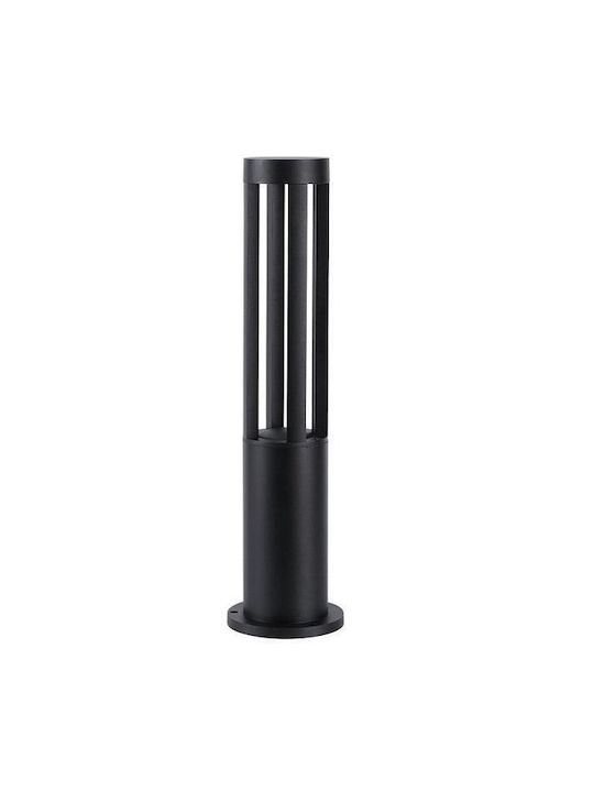 Universo Illuminazione Outdoor Floor Lamp Small Post LED 12W with Warm White Light IP65 Black