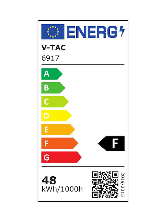 V-TAC Platz Draußen LED Panel 48W mit Natürliches Weiß Licht 4000K