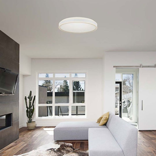 V-TAC Rund Draußen LED Panel 18W mit Natürliches Weiß Licht 4000K