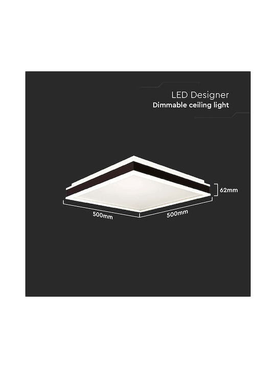 V-TAC Platz Draußen LED Panel 48W mit Natürliches Weiß Licht 4000K
