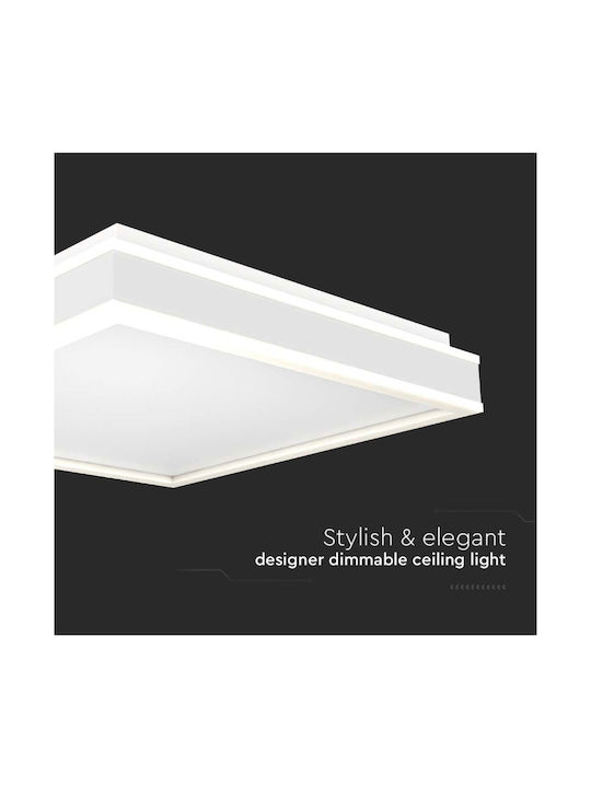 V-TAC Platz Draußen LED Panel 18W mit Natürliches Weiß Licht 4000K