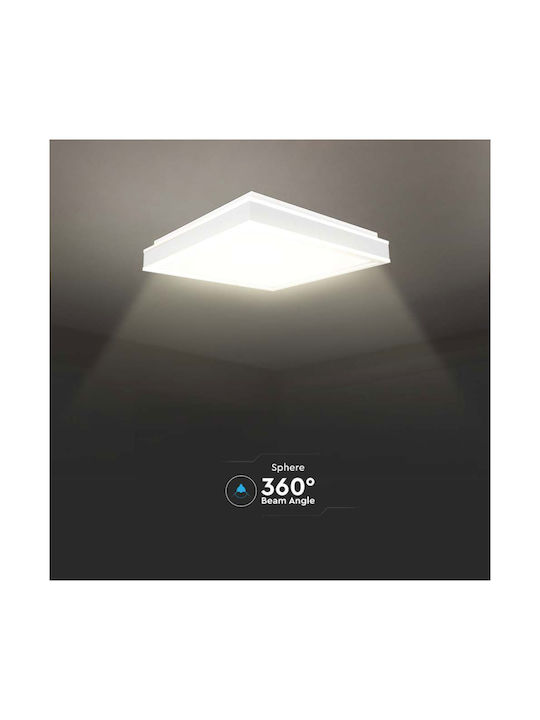 V-TAC Platz Draußen LED Panel 18W mit Natürliches Weiß Licht 4000K
