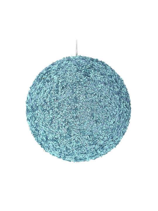 Iliadis Christmas Plastic Ball Ornament Light Blue 15cm