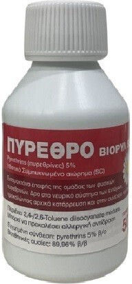 Vioryl Πύρεθρο Υγρό Βιολογικό Εντομοκτόνο 250ml