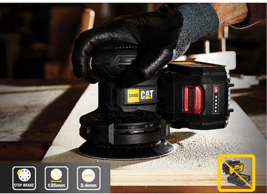 CAT DX42B Exzenterschleifer 125mm Batterie Solo