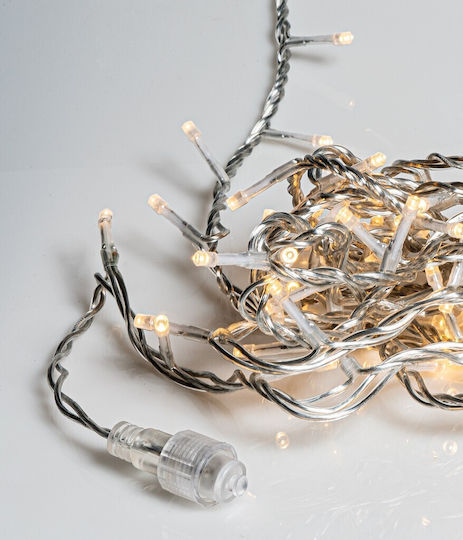 35 LED Лампички 1,8 м Топло Бели На Лента