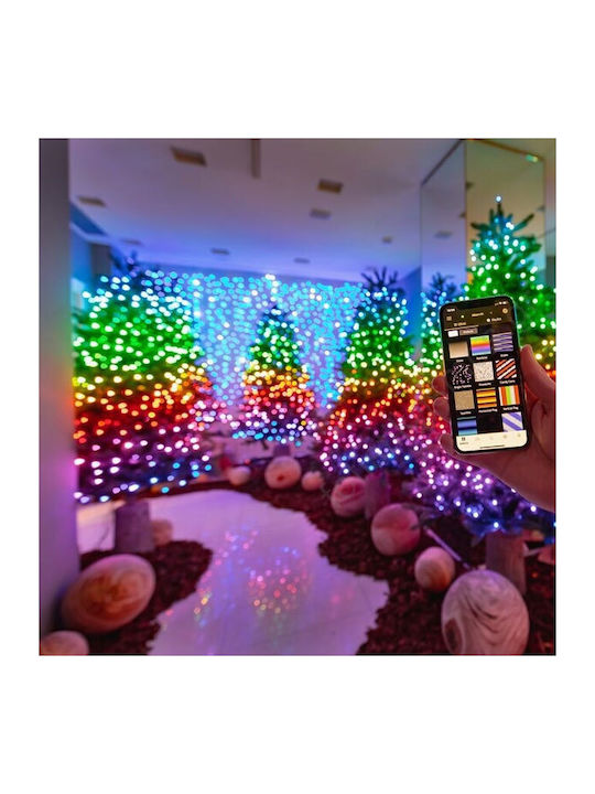 200 Christmas Lights LED White USB in String Aca