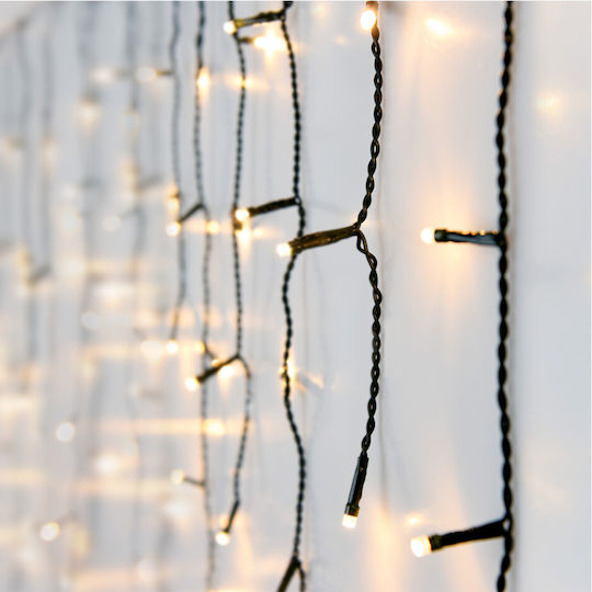 180 Λαμπάκια LED 6μ. x 52εκ. Θερμό Λευκό τύπου Κουρτίνα