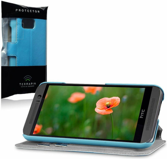 Covert Brieftasche Hellblau (HTC Eins)