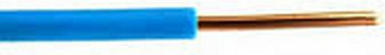 Nexans Power Cord Type NYA With Cable Properties 1x10mm² In Blue Colour 1m